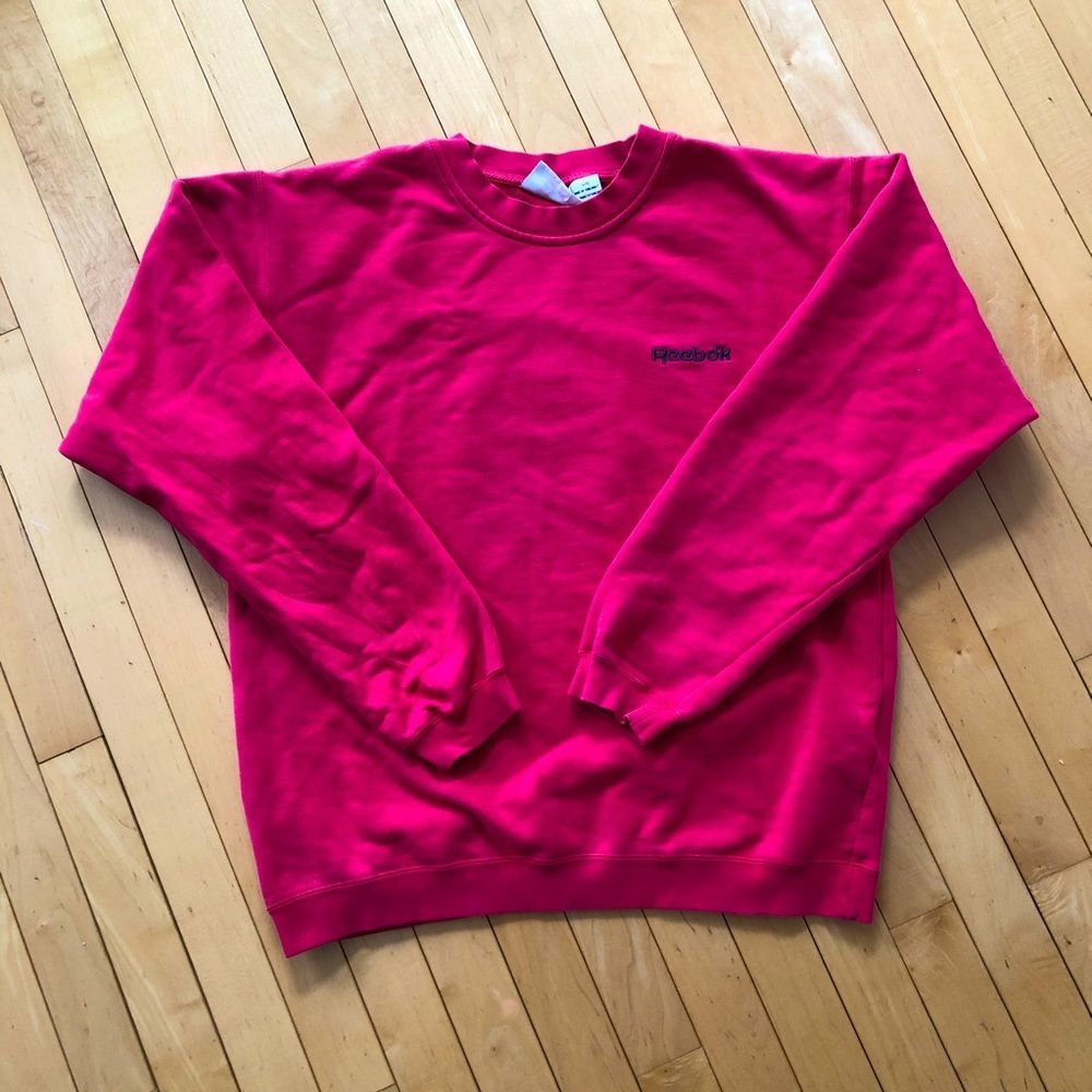 Reebok golf hot pink/reddish color sweatshirt. Size L